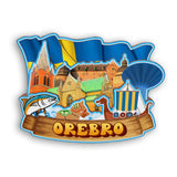 Kühlschrankmagnet für Orebro Schweden 2170