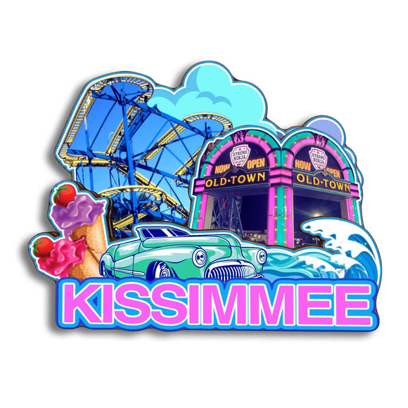 Магнит на холодильник для Киссимми, Флорида, США, 181