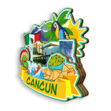 Refrigerator Magnet for Cancun Mexico  1798