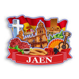 Refrigerator Magnet for Jaen Spain  1393