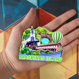 Refrigerator Magnet for Mackinac Island Michigan USA  1000