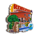 Refrigerator Magnet for Roberval Quebec Canada  131