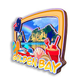 Refrigerator Magnet for Gold Bay New Zealand  2770