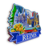 Refrigerator Magnet for Reims France  1352