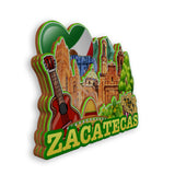 Refrigerator Magnet for Zacatecas Mexico  1839