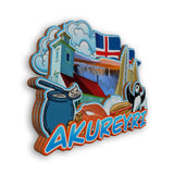 Refrigerator Magnet for Akureyri Iceland  2249