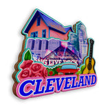 Refrigerator Magnet for Cleveland Ohio USA  1097
