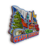Refrigerator Magnet for Cesky Krumlov Czech  2092