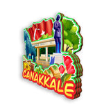 Refrigerator Magnet for Canakkale Turkey  1673
