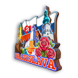 Refrigerator Magnet for Bratislava Slovakia  2372