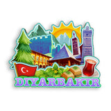 Refrigerator Magnet for Diyarbakir Greece  1701