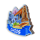 Refrigerator Magnet for Chios Greece  1771