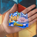 Refrigerator Magnet for Piraeus Greece  1734