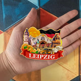Refrigerator Magnet for Leipzig Germany  1191