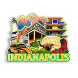 Refrigerator Magnet for Indianapolis Indiana USA  933