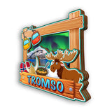 Refrigerator Magnet for Tromso Norway  2276