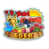 Refrigerator Magnet for Eger Hungary  2141