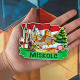 Refrigerator Magnet for Miskolc Hungary  2153