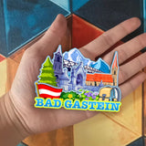 Kühlschrankmagnet für Bad Gastein Österreich 1616