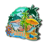 Refrigerator Magnet for Palmi Calabria Italy  157