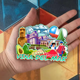 Refrigerator Magnet for Vina Del Mar Chile  2850