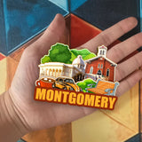 Kühlschrankmagnet für Montgomery Alabama USA 372