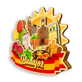 Refrigerator Magnet for Badajoz Spain  1539