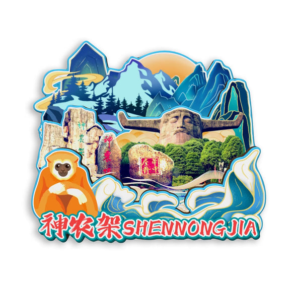 Kühlschrankmagnet für Shennongjia, Hubei, China 589