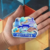Refrigerator Magnet for Hunchun, Jilin, China  732