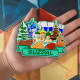 Магнит на холодильник для Суздаля Россия 2544