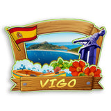 Kühlschrankmagnet für Vigo, Spanien 1554