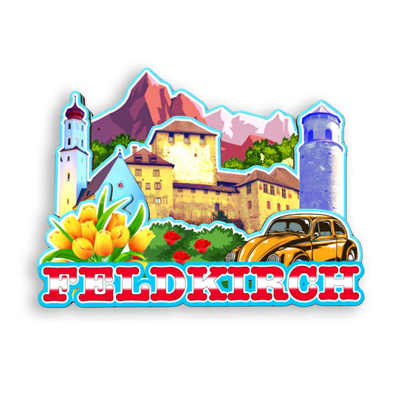 Refrigerator Magnet for Feldkirch Austria  1609