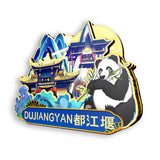 Kühlschrankmagnet für Dujiangyan, Chengdu, Sichuan, China 417