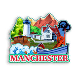 Refrigerator Magnet for Manchester New Hampshire USA  1047