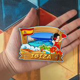 Kühlschrankmagnet für Ibiza Spanien 1411