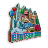 Refrigerator Magnet for Pittsburgh Pennsylvania USA  1116