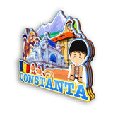 Refrigerator Magnet for Constanta Romania  2323