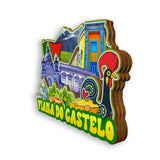 Kühlschrankmagnet für Viana do Castelo Portugal 1956