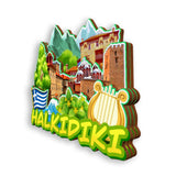 Refrigerator Magnet for Halkidiki Greece  1787