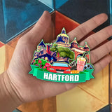 Refrigerator Magnet for Hartford Connecticut USA  289