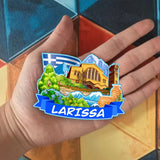 Refrigerator Magnet for Larissa Greece  1746