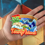 Refrigerator Magnet for Tenerife Island Spain  1429