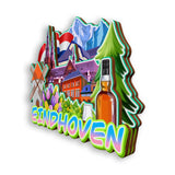 Магнит на холодильник Эйндховен, Нидерланды, 1981