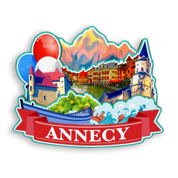 Refrigerator Magnet for Annecy France  1319
