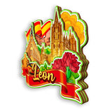 Refrigerator Magnet for Leon Spain  1508