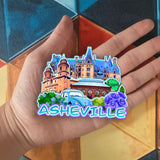 Refrigerator Magnet for Asheville North Carolina USA  1087