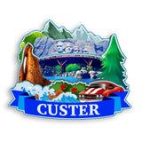 Refrigerator Magnet for Custer South Dakota USA  1145