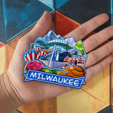 Refrigerator Magnet for Milwaukee Wisconsin USA  912