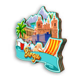 Refrigerator Magnet for Birgu Malta  2312