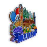 Refrigerator Magnet for Lille France  1363